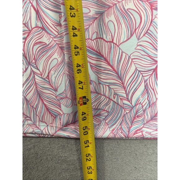 Stella Parker Size M Maxi Dress Jersey Knit Lightweight‎ Pink Blue Coral Resort - Picture 9 of 13